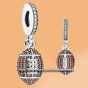 PANDORA American Football Dangle Charm 799530C01